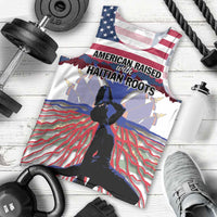 Haiti Heritage Month 2025 Men Tank Top American Raised With Haitian Roots