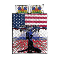 Haiti Heritage Month 2025 Quilt Bed Set American Raised With Haitian Roots