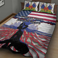 Haiti Heritage Month 2025 Quilt Bed Set American Raised With Haitian Roots