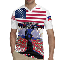 Haiti Heritage Month 2025 Rugby Jersey American Raised With Haitian Roots