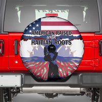 Haiti Heritage Month 2025 Spare Tire Cover American Raised With Haitian Roots