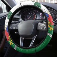 Haiti Heritage Month 2025 Steering Wheel Cover American Raised With Haitian Roots