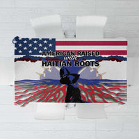 Haiti Heritage Month 2025 Tablecloth American Raised With Haitian Roots