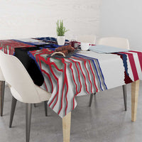 Haiti Heritage Month 2025 Tablecloth American Raised With Haitian Roots