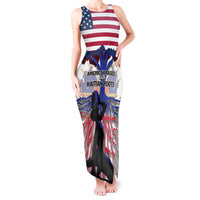 Haiti Heritage Month 2025 Tank Maxi Dress American Raised With Haitian Roots