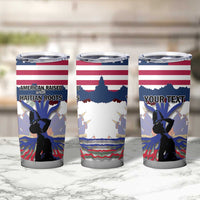 Haiti Heritage Month 2025 Tumbler Cup American Raised With Haitian Roots