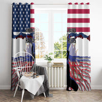 Haiti Heritage Month 2025 Window Curtain American Raised With Haitian Roots
