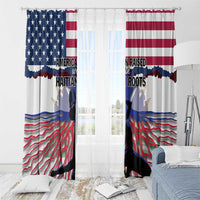 Haiti Heritage Month 2025 Window Curtain American Raised With Haitian Roots