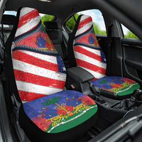 Haitian Americans Zipper Stylized Car Seat Cover Haiti Heritage Month 2025