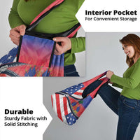 Haitian Americans Zipper Stylized Grocery Bag Haiti Heritage Month 2025