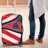 Haitian Americans Zipper Stylized Luggage Cover Haiti Heritage Month 2025