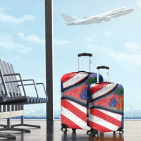 Haitian Americans Zipper Stylized Luggage Cover Haiti Heritage Month 2025