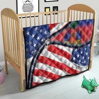 Haitian Americans Zipper Stylized Quilt Haiti Heritage Month 2025