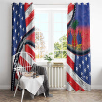 Haitian Americans Zipper Stylized Window Curtain Haiti Heritage Month 2025