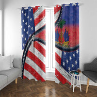 Haitian Americans Zipper Stylized Window Curtain Haiti Heritage Month 2025