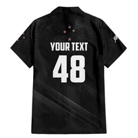 Custom New Zealand Cricket Family Matching Mermaid Dress and Hawaiian Shirt Aotearoa Black Cap Come On