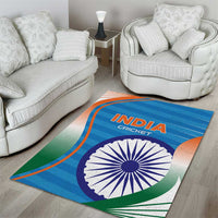 India Cricket Area Rug Men in Blue Champions 2025