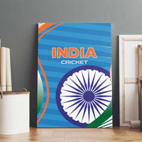 India Cricket Canvas Wall Art Men in Blue Champions 2025