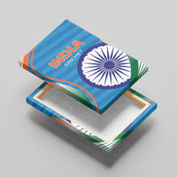 India Cricket Canvas Wall Art Men in Blue Champions 2025