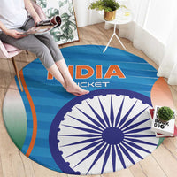 India Cricket Round Carpet Men in Blue Champions 2025
