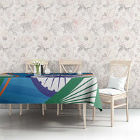 India Cricket Tablecloth Men in Blue Champions 2025