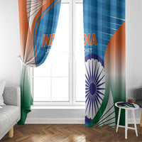 India Cricket Window Curtain Men in Blue Champions 2025