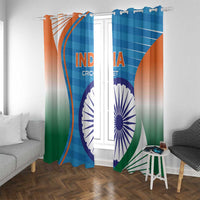 India Cricket Window Curtain Men in Blue Champions 2025