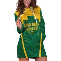 Custom South Africa Cricket Hoodie Dress SA Protea Woza Nawe