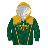Custom South Africa Cricket Kid Hoodie SA Protea Woza Nawe