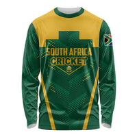 Custom South Africa Cricket Long Sleeve Shirt SA Protea Woza Nawe