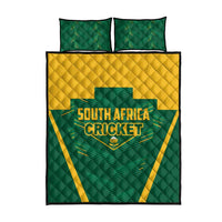 South Africa Cricket Quilt Bed Set SA Protea Woza Nawe