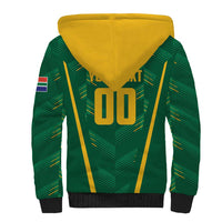 Custom South Africa Cricket Sherpa Hoodie SA Protea Woza Nawe