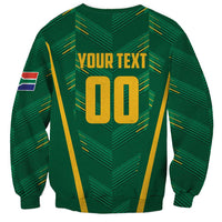 Custom South Africa Cricket Sweatshirt SA Protea Woza Nawe