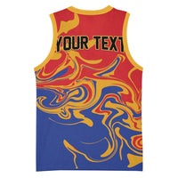Personalized Republic of Armenia Basketball Jersey Hayastani Hanrapetut'yun