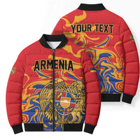 Personalized Republic of Armenia Bomber Puffer Jacket Hayastani Hanrapetut'yun