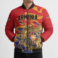 Personalized Republic of Armenia Bomber Puffer Jacket Hayastani Hanrapetut'yun