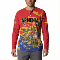 Personalized Republic of Armenia Button Sweatshirt Hayastani Hanrapetut'yun