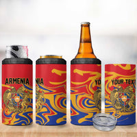 Personalized Republic of Armenia 4 in 1 Can Cooler Tumbler Hayastani Hanrapetut'yun