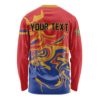 Personalized Republic of Armenia Long Sleeve Shirt Hayastani Hanrapetut'yun
