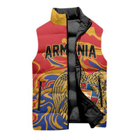 Personalized Republic of Armenia Sleeveless Puffer Jacket Hayastani Hanrapetut'yun