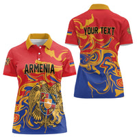 Personalized Republic of Armenia Women Polo Shirt Hayastani Hanrapetut'yun