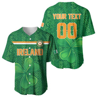 Custom Football 2026 Ireland Baseball Jersey The Boys in Green Come On