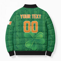 Custom Football 2026 Ireland Bomber Puffer Jacket The Boys in Green Come On