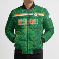 Custom Football 2026 Ireland Bomber Puffer Jacket The Boys in Green Come On