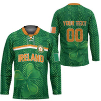 Custom Football 2026 Ireland Hockey Jersey The Boys in Green Come On