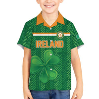 Custom Football 2026 Ireland Kid Hawaiian Shirt The Boys in Green Come On