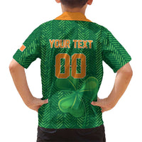 Custom Football 2026 Ireland Kid Hawaiian Shirt The Boys in Green Come On
