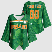 Custom Football 2026 Ireland Kimono Sleeve Blouse The Boys in Green Come On