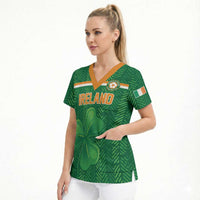 Custom Football 2026 Ireland Scrub Top The Boys in Green Come On