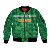 Custom Football 2026 Ireland Sleeve Zip Bomber Jacket The Boys in Green Come On